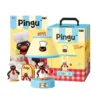 Pingu Chef Desk Lamp - 3 Adjustable Brightness Levels, with Smart Timer, Old-fashioned Pull-wire Switch - Fun Desk Decor & Gift - MarTUBE®